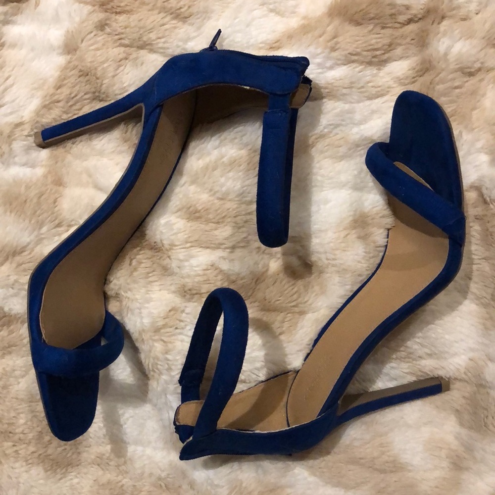 Ankle Royal Blue Heels